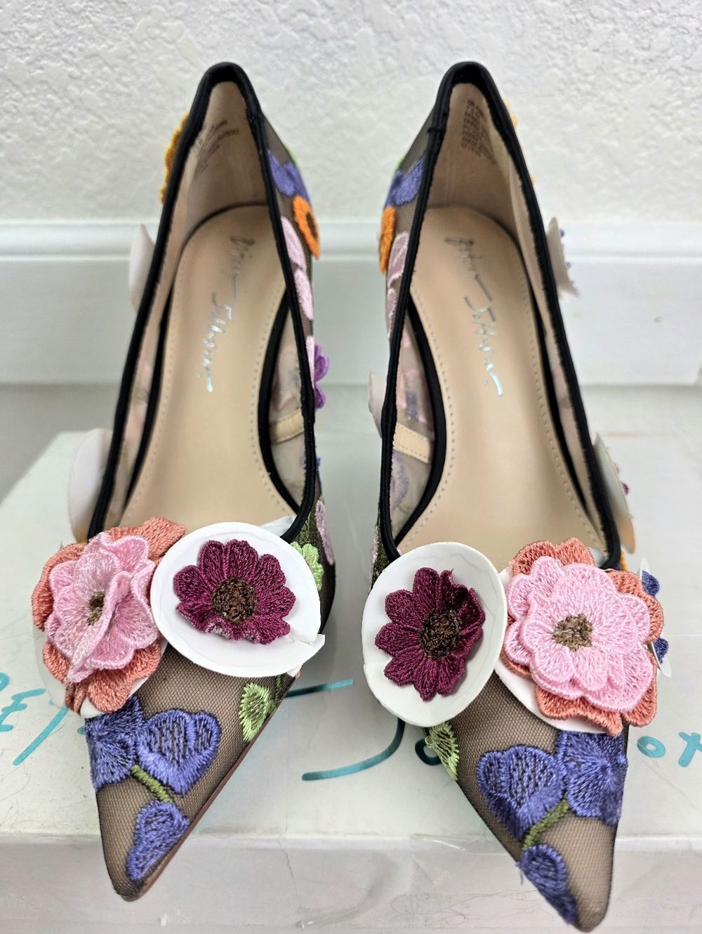 Betsey Johnson SB-Aimey 3-D Floral Pumps - Picture 6 of 11